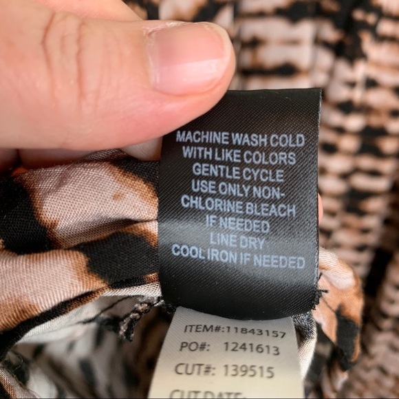 Torrid Brown Tie Dye Uneven Hem Midi Skirt - Picture 6 of 7